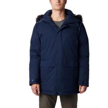 Columbia Muške Jakne - Winter Rebellion Down Parka Tamnoplave | CJIG-84053
